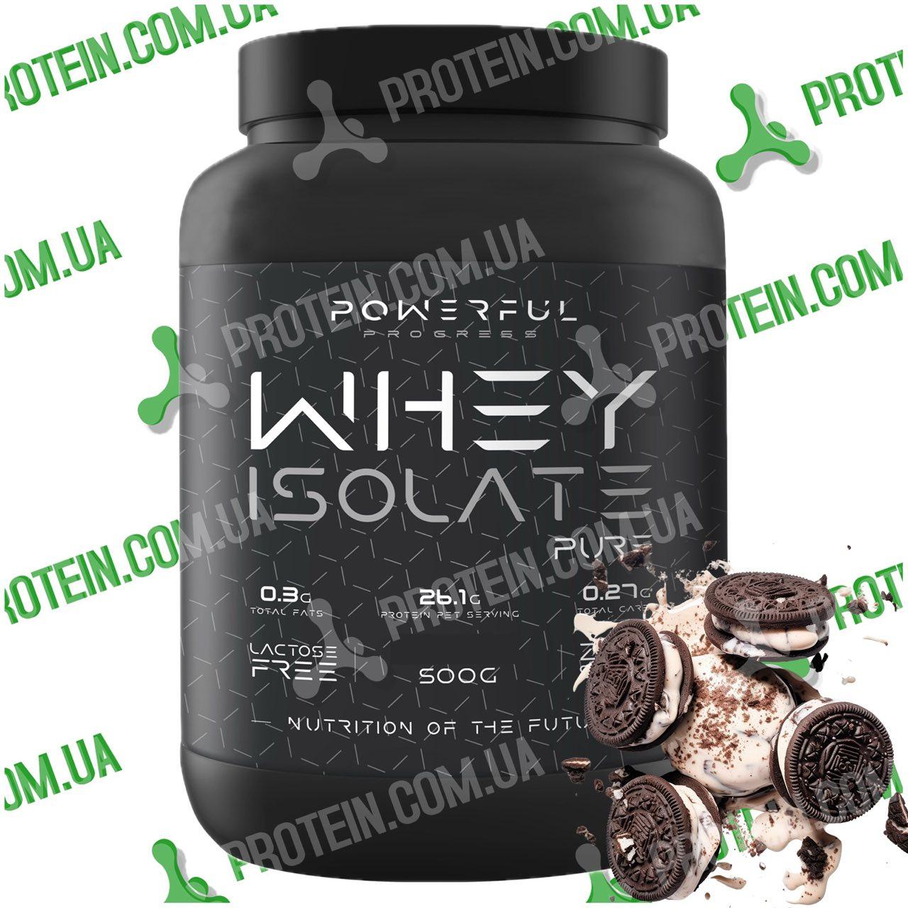 Протеїн Powerful Progress Whey Isolate 500 г Cookies Cream Печиво Крем