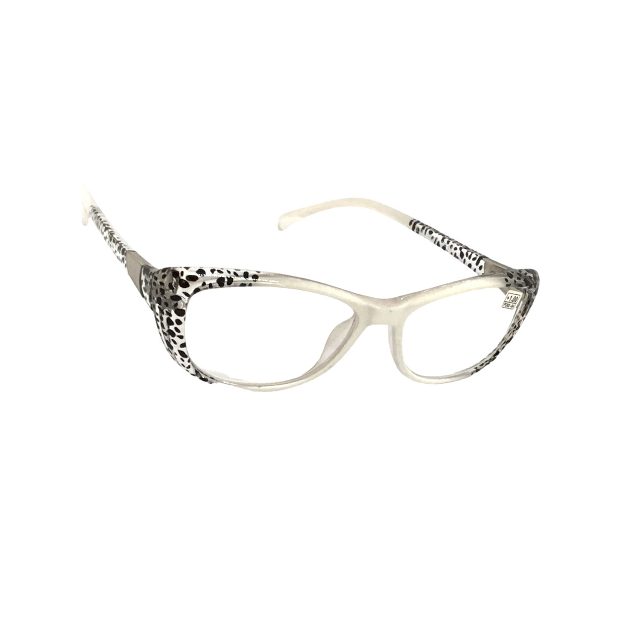 Жіночі окуляри з білою лінзою 551тигрові з білою лінзою  +1,0