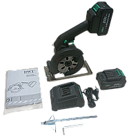 Пила дискова акумуляторна DWT AHKP-20-140 DN-4C2 (безщітковий, 2 АКБ 20 В/4.0 Аг, диск 140 мм.), фото 4