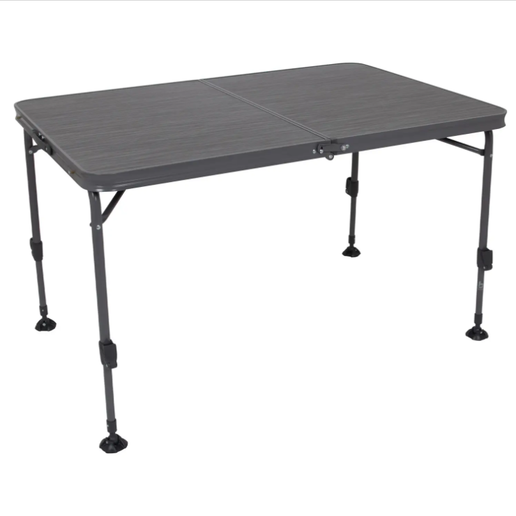 Туристичний Стіл Розкладний Bo-Camp Logan 120x80 cm Grey (1404483) Кемпінговий Складаний Столик для риболовлі, фото 1