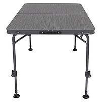 Туристичний Стіл Розкладний Bo-Camp Logan 120x80 cm Grey (1404483) Кемпінговий Складаний Столик для риболовлі, фото 3