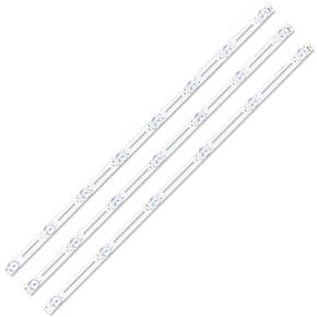 LED підсвітка універсальна 590*17mm 7LED 1W 3/6V, фото 1