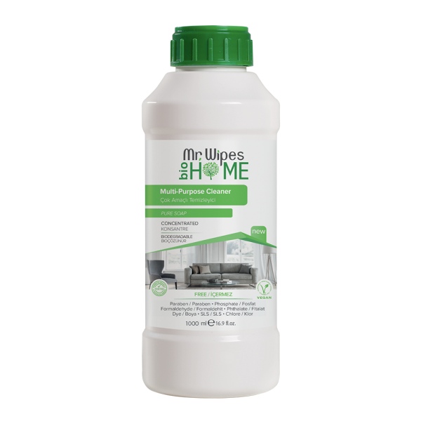 Концентрований мультифункціональний очищувач Mr. Wipes Home "Чистота", Pure Soap, 1000 мл Farmasi, фото 1