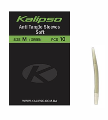 Трубка Kalipso Anti Tangle sleeves soft M (10шт) green