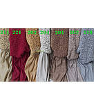 Чохли для меблів Naperine стільці букльований жаккард з оборкою 6 шт сірі, фото 2