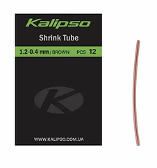 Трубка Kalipso Shrink tube 1.2-0.4mm 12шт brown