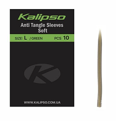 Трубка Kalipso Anti Tangle sleeves soft L (10шт) green