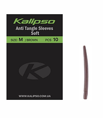 Трубка Kalipso Anti Tangle sleeves soft M (10шт) brown