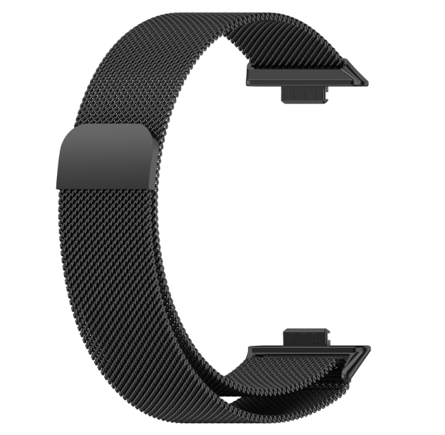Ремінець CDK для Huawei Watch Fit 4 | Metal Milanese Loop Magnetic (017793) (black), фото 1