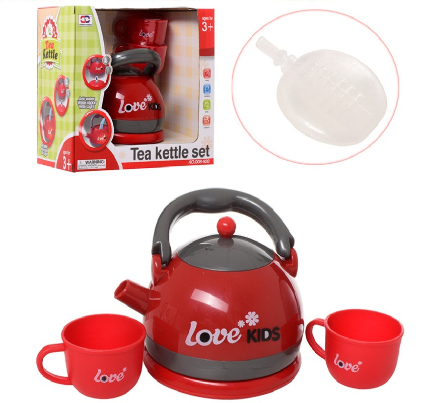 Дитячий іграшковий чайник (з функцією пари) 008-920, фото 1