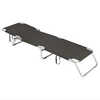 Ліжко Туристичне Розкладне Bo-Camp Sun Lounger 3 Positions Anthracite (1304480) Кемпінгова Складана Розкладачка для риболовлі, фото 4