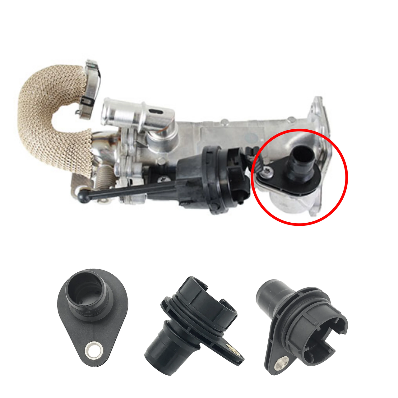 Клапан рециркуляції вихлопних газів радіатора EGR Land Rover 2.2L LR057662