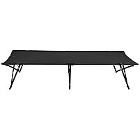 Ліжко Туристичне Розкладне Bo-Camp Campingbad XL Grey (1304474) Кемпінгова Складана Розкладачка для риболовлі, фото 3