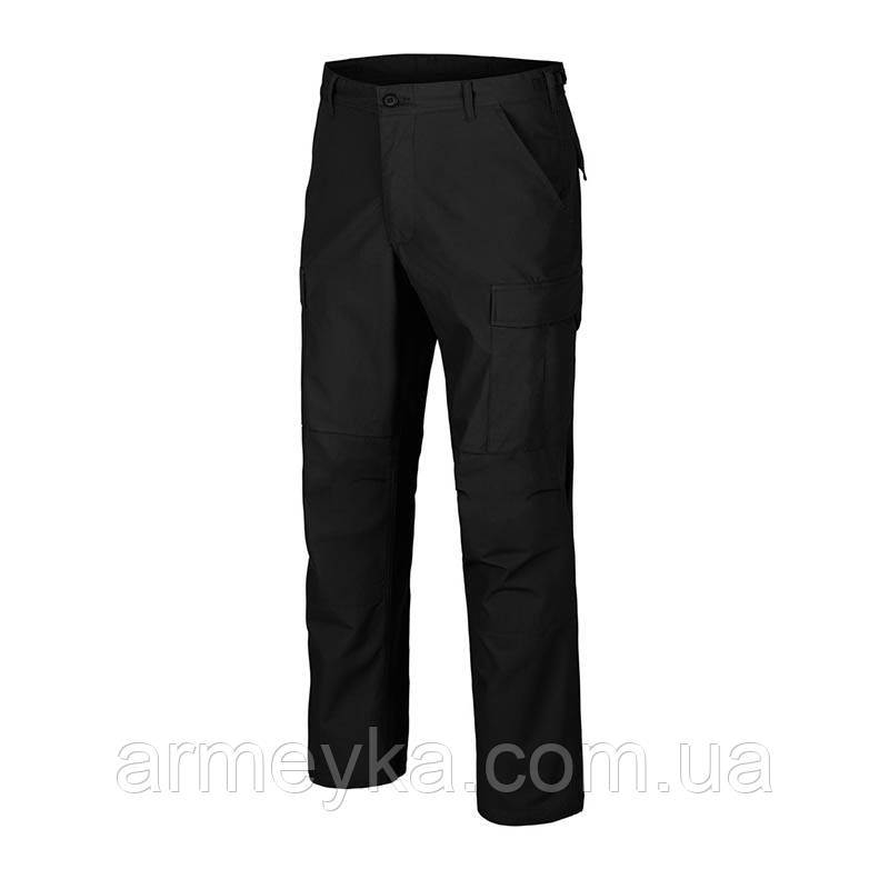 Штани bdu pants polycotton ripstop чорний змішувальний Helikon-Tex® M/Regular, 48-50, фото 1