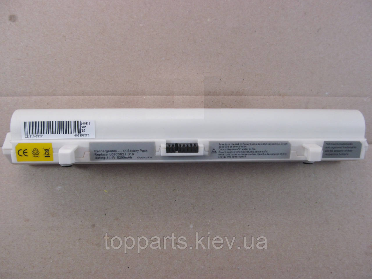 Батарея для ноутбука Lenovo IdeaPad S9, 5200mAh, 6cell, 11.1V, Li-ion, белая, - фото 1 - id-p88130014