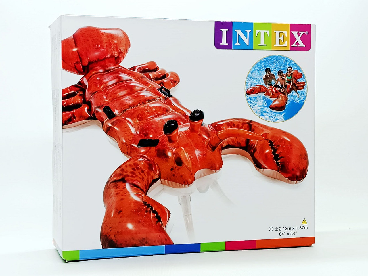 Надувний пліт Intex "Лобстер" 213*137 см з ручками 57533