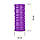 Масажний ролик Cornix EVA 33 x 14 см (валик, роллер) XR-0032 Violet, фото 9