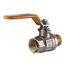 Кран кульовий для води SELBA DN 1/2" (PN 40) внутрішній-зовнішній B1002