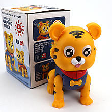 8115 Іграшка Тигр музичний світний, звук, рух, розмір 11*11*17 см, у коробці