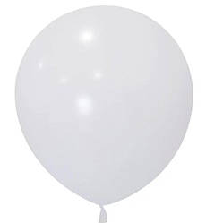 Повітряні кулі Balonevi (45 см) 1 шт, Туреччина, колір - білий (пастель)