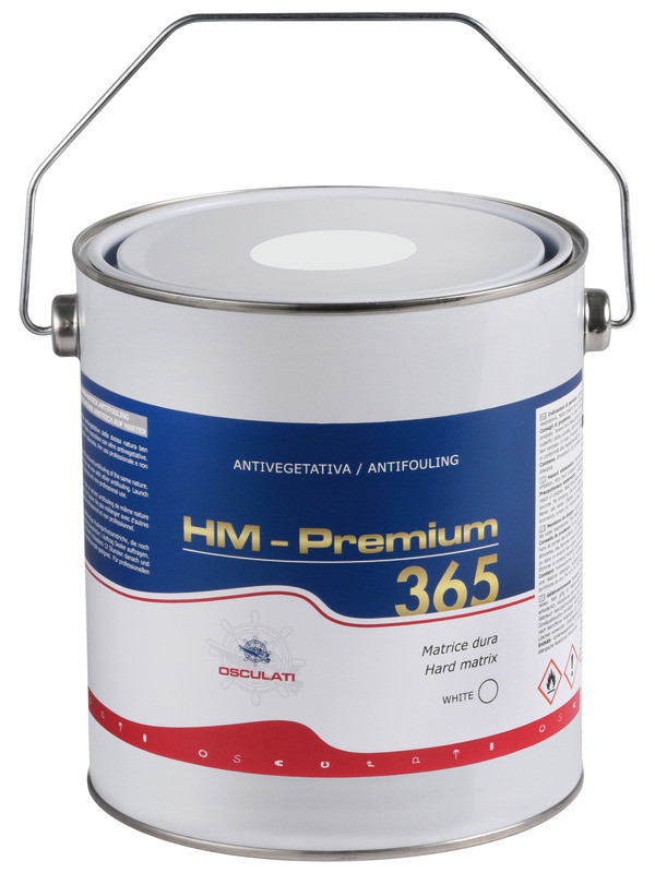 Фарба необрастаюча HM Premium 365, біла, 0.75/2.5 л, Osculati 2.5