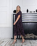 Плаття літнє Катаіс чорне конюшина 52 р, фото 3