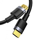 Кабель HDMI  для монитора консолей телевизора пк Baseus Cafule HDMI 2m (CADKLF-F01), фото 2