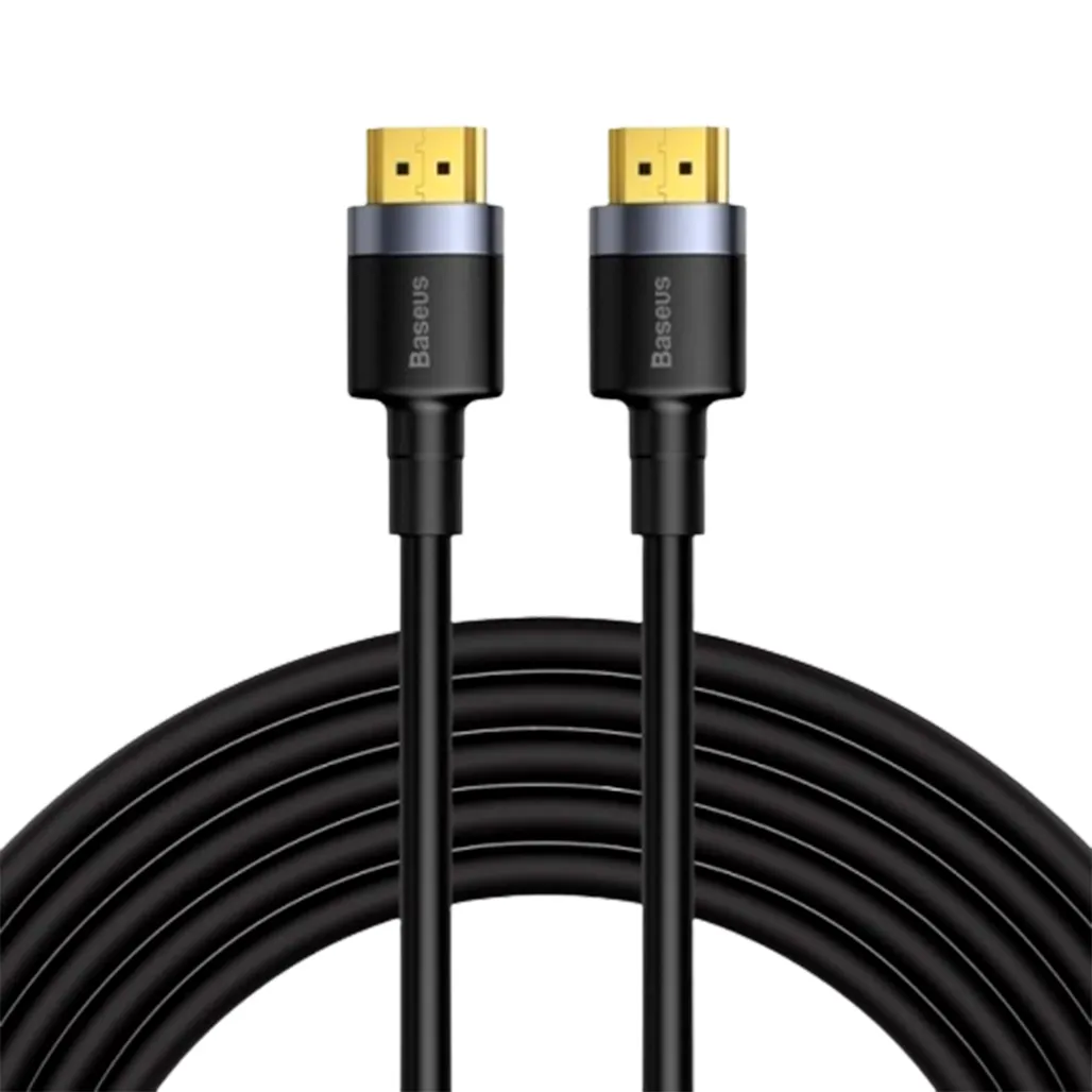 Кабель HDMI  для монитора консолей телевизора пк Baseus Cafule HDMI 2m (CADKLF-F01), фото 1