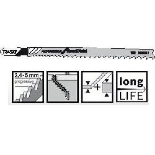 Пиляльне полотно Bosch Precision for Wood and Metal T 345 XP 1шт, фото 1