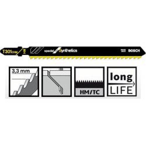 Пиляльне полотно Bosch Special for Synthetics T 301 CHM 3шт, фото 1