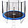 Батут дитячий з сіткою та драбинкою 252 см Atleto (mrk), фото 3