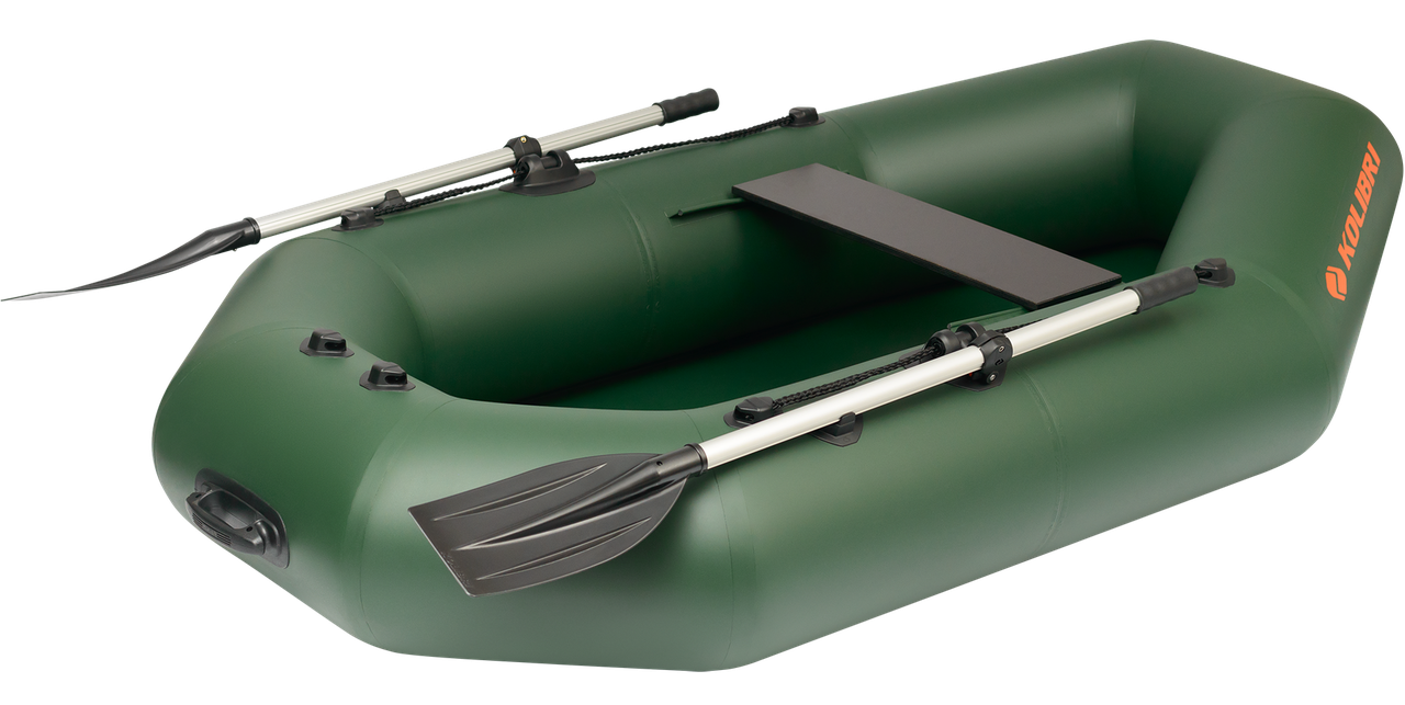 Надувний човен ПВХ Kolibri K-220 + Air Deck. Купити надувний човен Колібрі 220. Одномісні гребні човни, фото 1