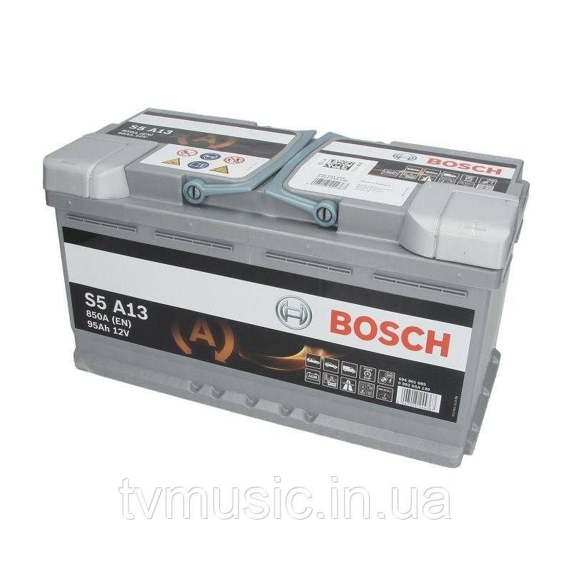 Аккумулятор Bosch S5 A13 AGM Start-Stop 95Ah 12V (0092S5A130)