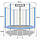 Батут дитячий з сіткою та драбинкою 252 см Atleto синій (mrk), фото 4