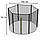 Сітка для батута 252 см 6 стовпчиків (mrk), фото 2