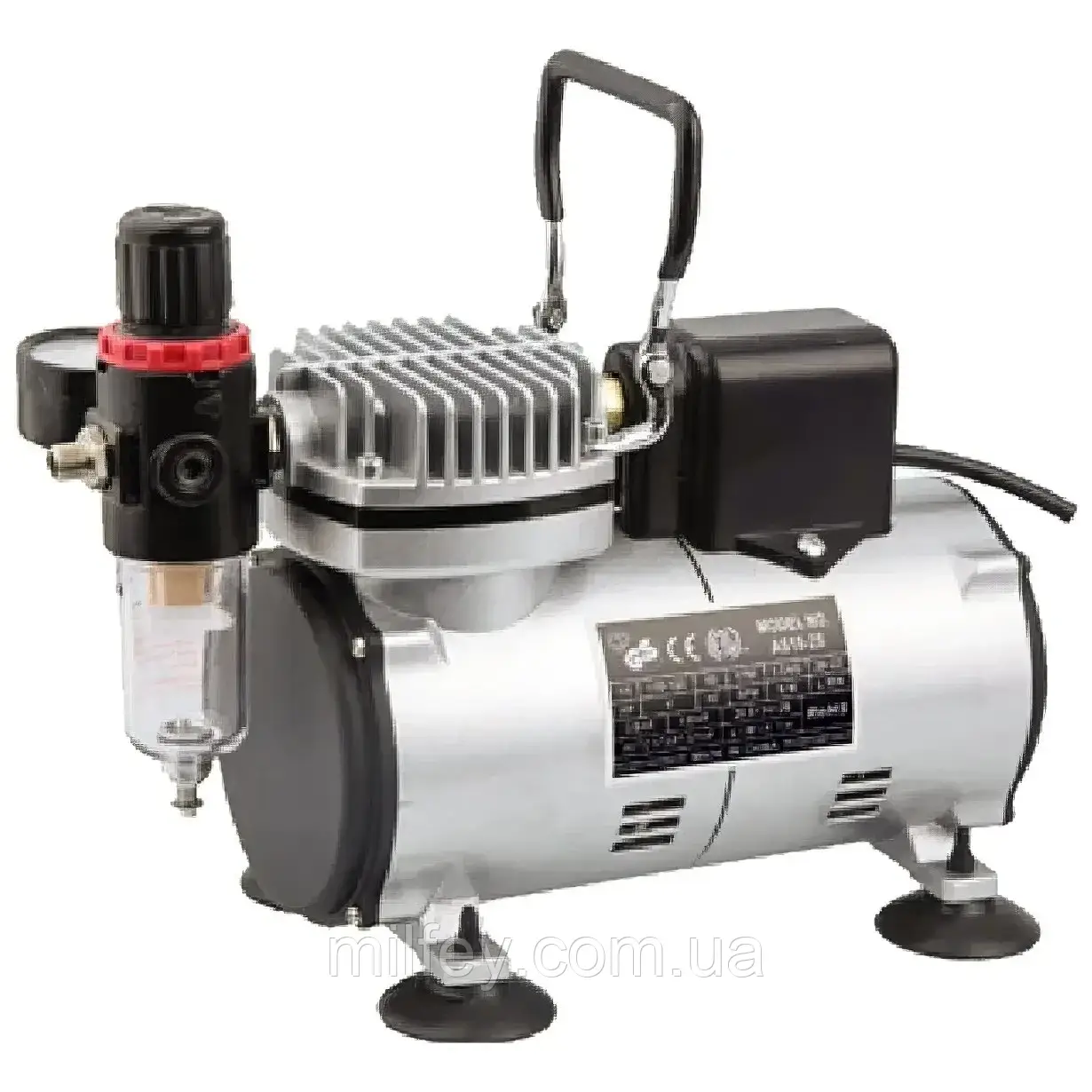 Компресор для аерографа AS-18-2S з примусовим охолодженням Fengda, фото 1