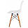 Крісло для кухні на ніжках Bonro В-173 FULL KD біле (mrk), фото 6