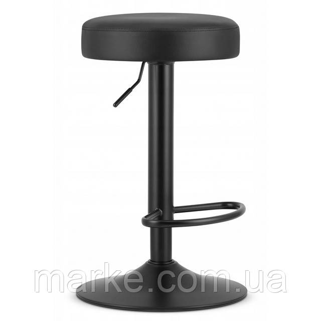 Барний стілець Bonro B-067 чорний з чорною основою (mrk)