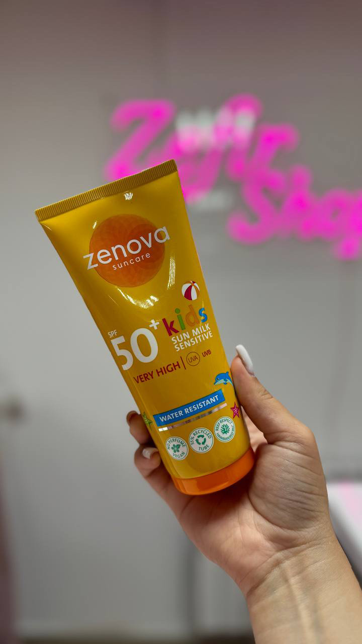Дитячий сонцезахисний крем для тіла spf 50+ Zenova