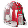 Рюкзак перенесення для тварин розсувний CosmoPet CP-15 для котів та собак 39x34x21 см Red, фото 3