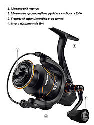 Котушка Brain Apex 20 3000 5+1BB 5.0:1 (126619) 1858.42.51