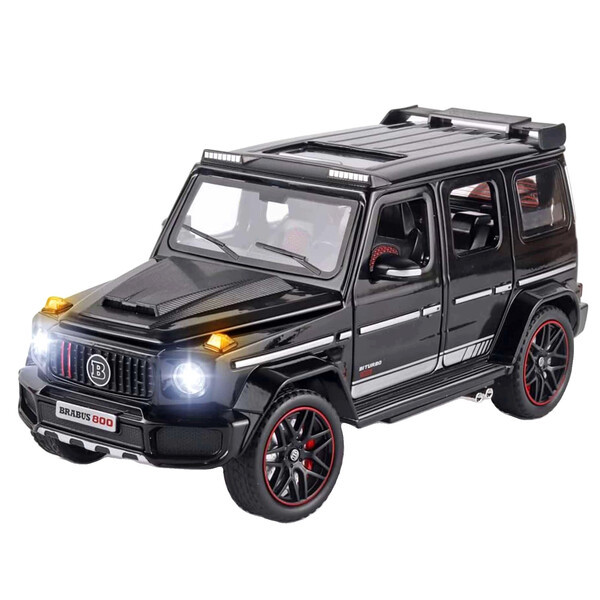 Машинка Gelandewagen Mercedes G800 іграшка моделька металева колекційна 22 см Чорний (60622)