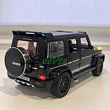 Машинка Gelandewagen Mercedes G800 іграшка моделька металева колекційна 22 см Чорний (60622), фото 6