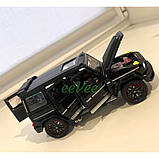 Машинка Gelandewagen Mercedes G800 іграшка моделька металева колекційна 22 см Чорний (60622), фото 8