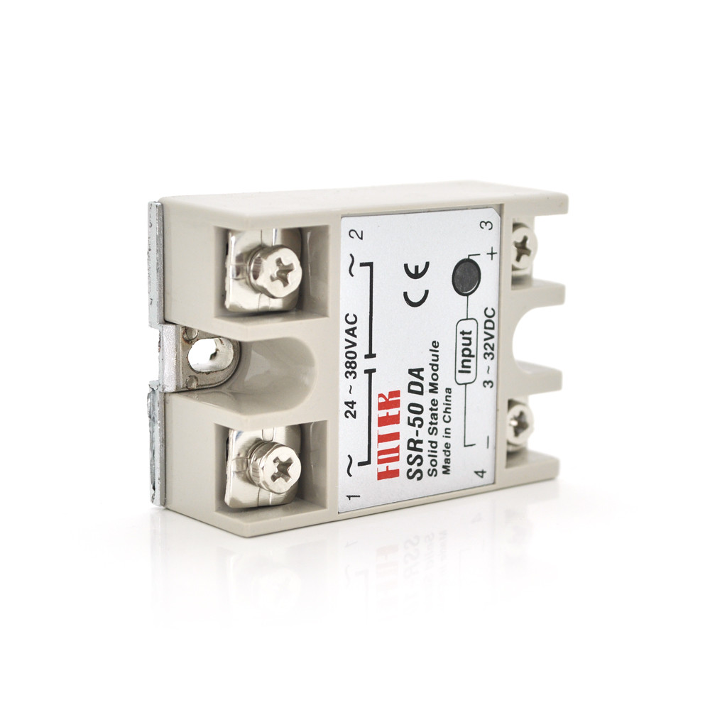 Твердотельное реле FQFER SSR-50DA 50А 24-380VAC (ID#2271154697), цена ...