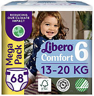 Підгузки Libero comfort 6 (13-20 кг) 68шт