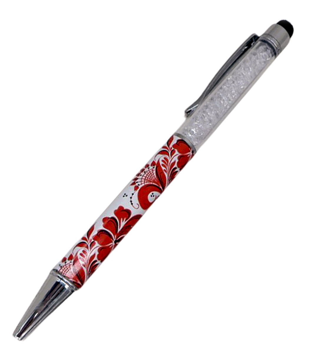 Ручка кулькова Touch pen (стилус)-Сваровськи-Вишиванка