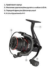Котушка Brain Classic SE 3000S 4+1BB 5.0:1 (164678)