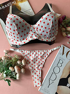 Комплект нижньої білизни на чашку ВС Beisdanna в сітку