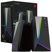 Акустика 2E PCS233 RGB 2.0 USB Black (2E-PCS233BK), фото 4